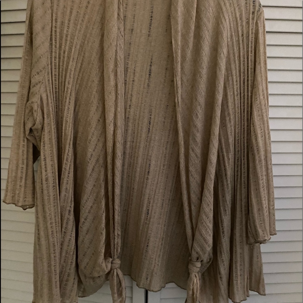 Tan colored shrug